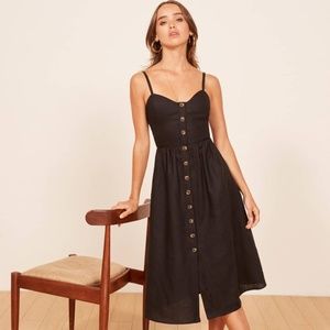 Reformation Thelma Dress - Black